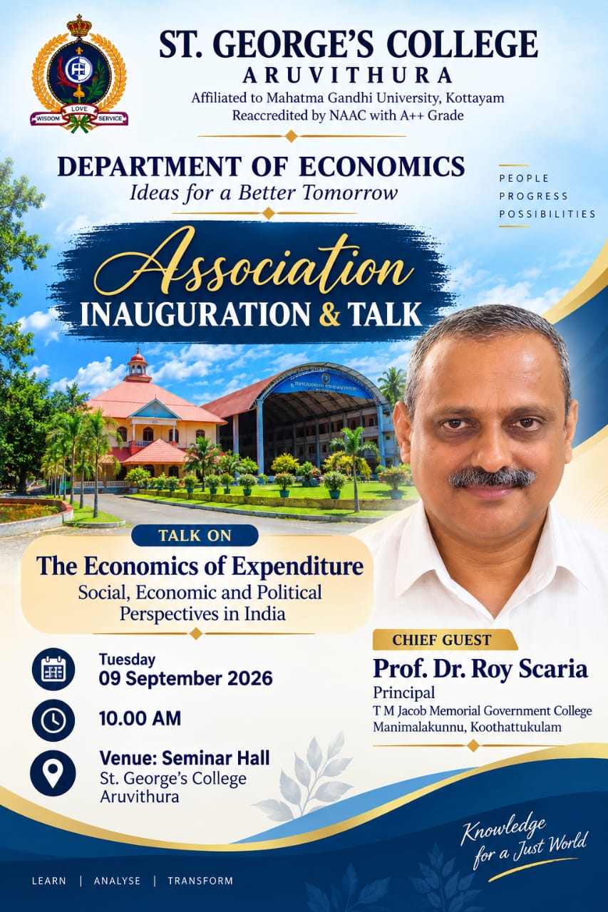 Association Inauguration & Talk - Department of Economics